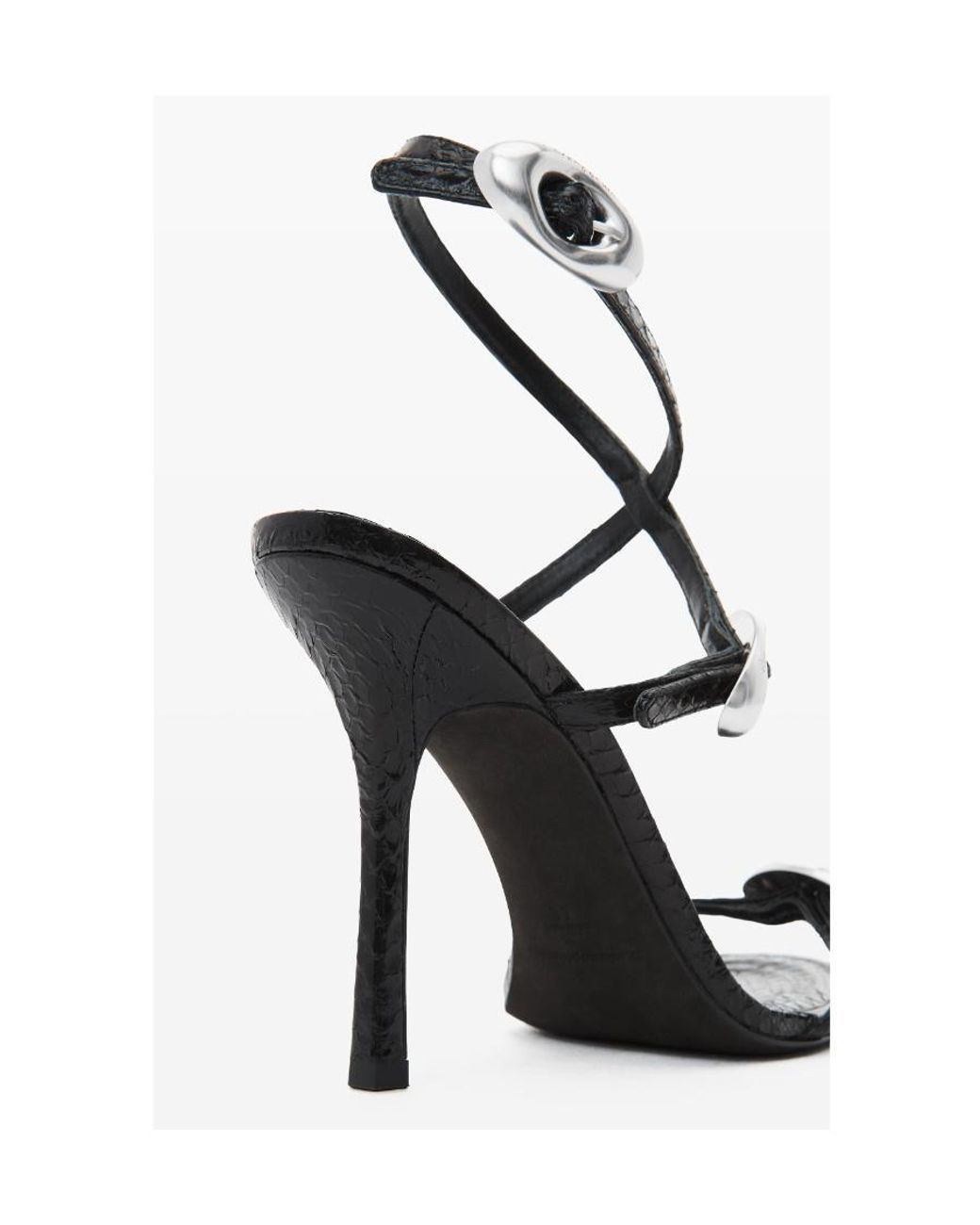 Alexander Wang Black Buckle Detailed Sandals