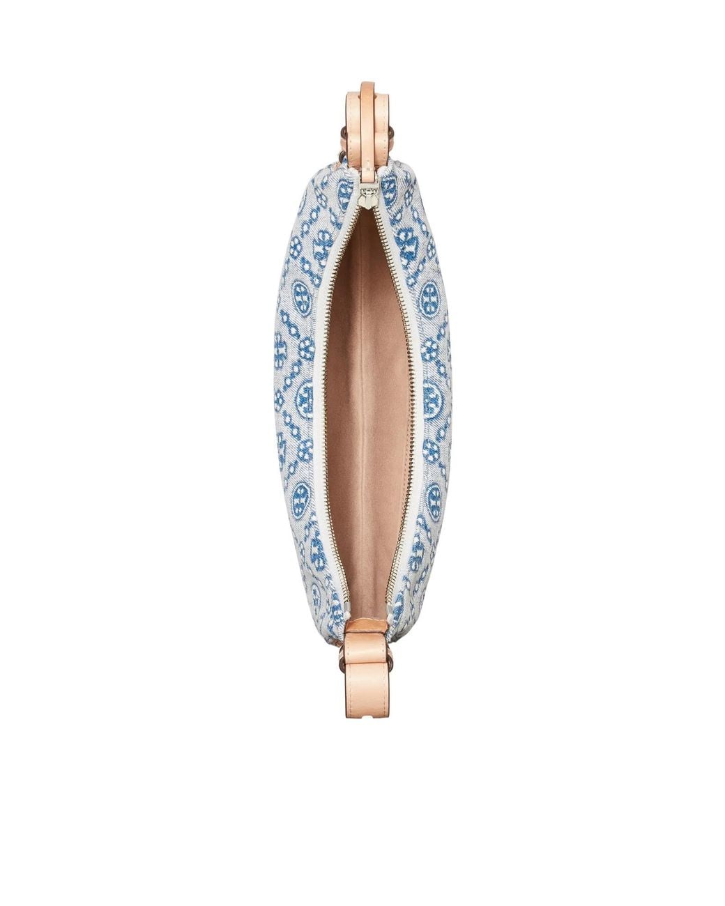 Tory Burch Blue T Monogram Shoulder Bag