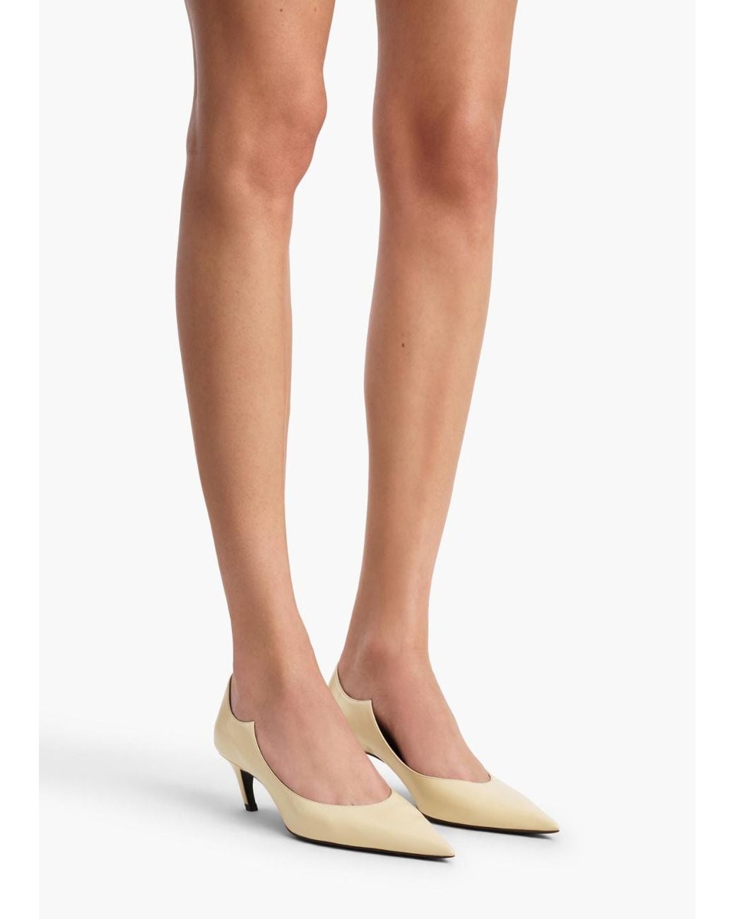 Khaite Natural Valerie Low Pump