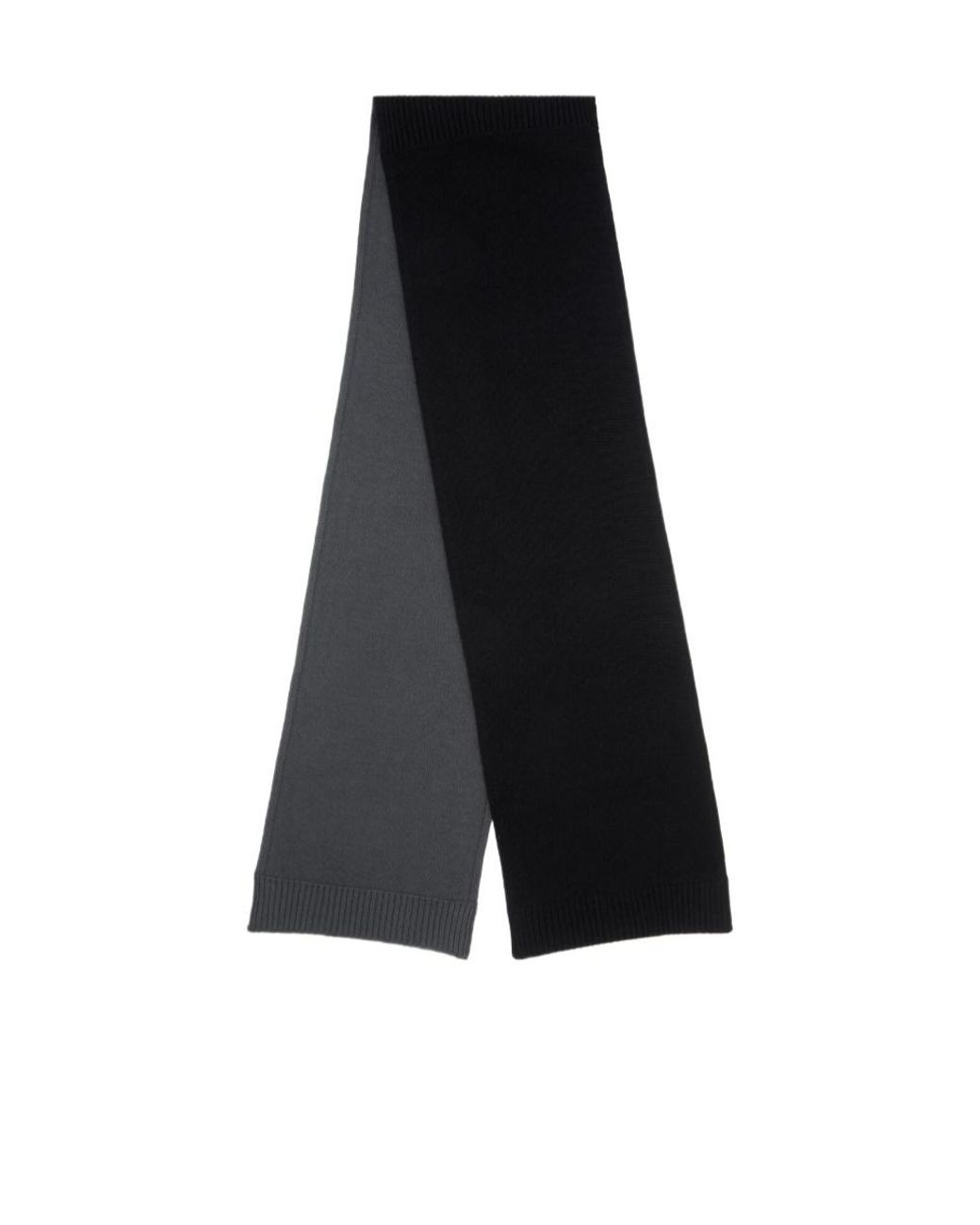 MM6 by Maison Margiela Blue Cotton Knit Scarf