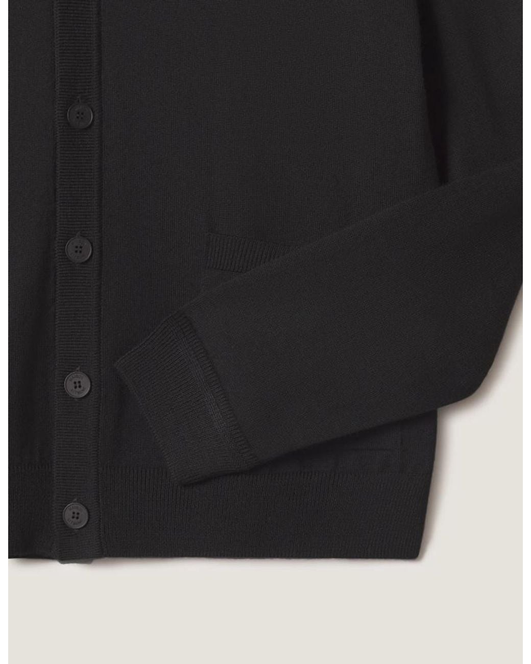 Maison Kitsuné Black Fox Head Merino Comfort Cardigan for men