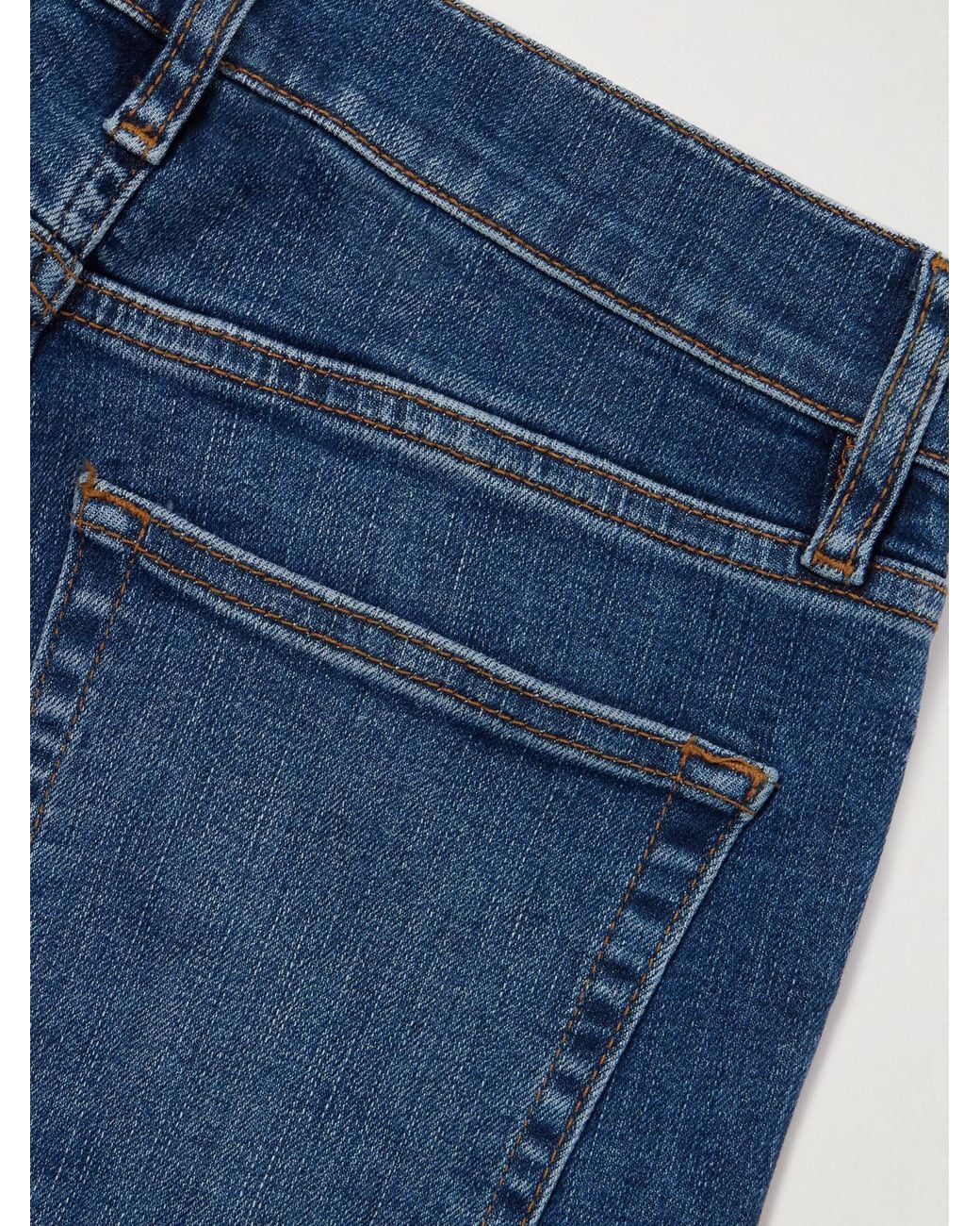 FRAME Blue Belt Loop Jeans
