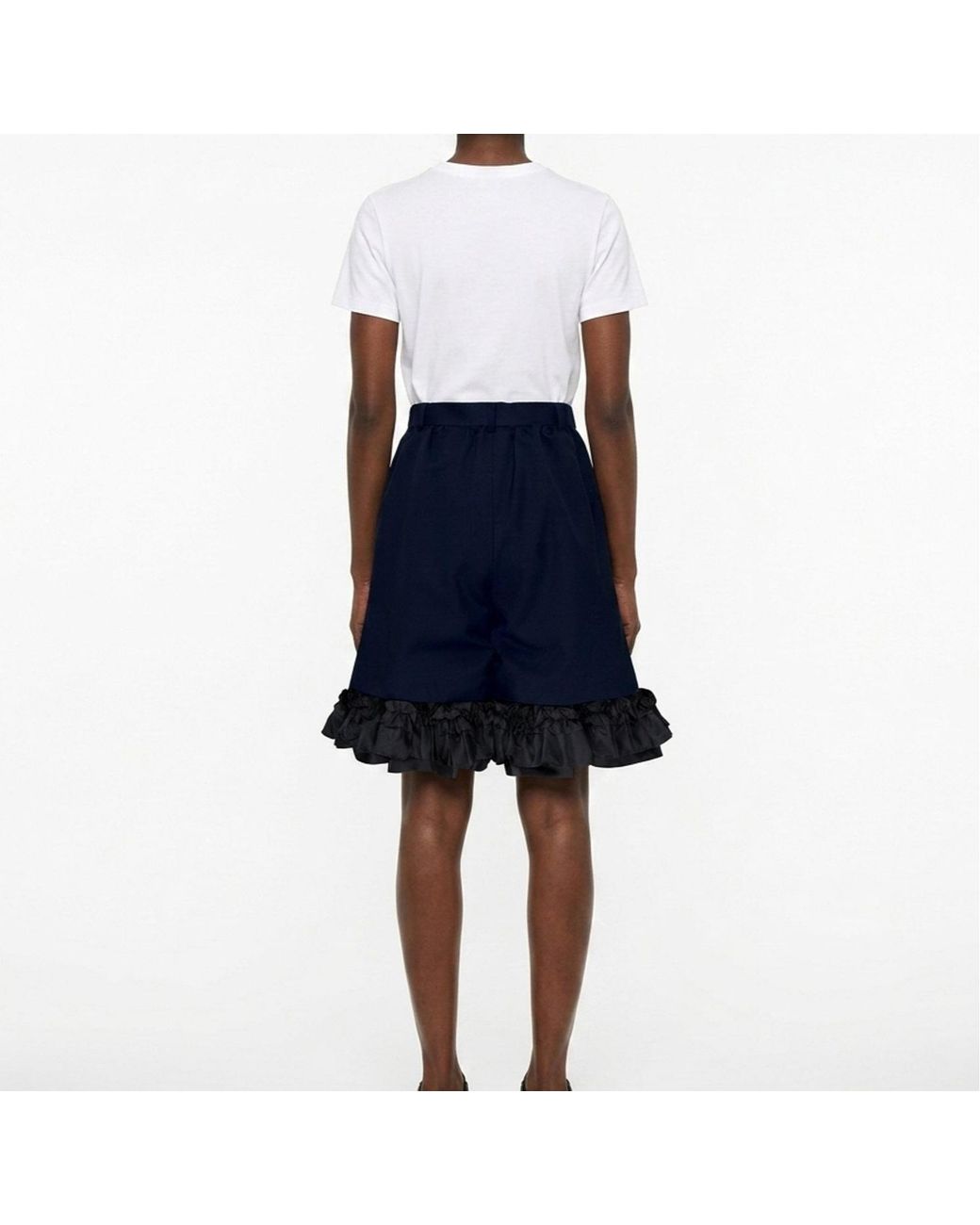 Comme des Garçons Blue Wide-Leg Trousers With An Elastic Waist