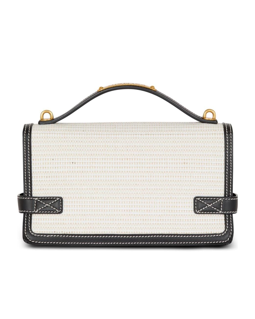 Balmain Black B-Buzz Shoulder 24 Bag