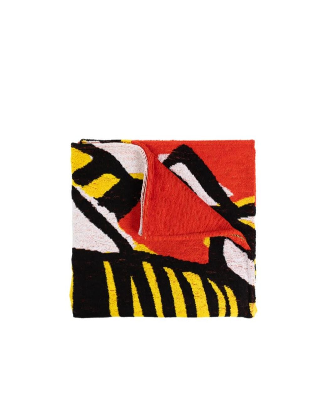 Bottega Veneta Red Patterned Towel for men