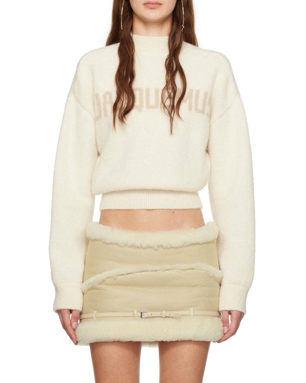 Jacquemus White La Maille Sweater