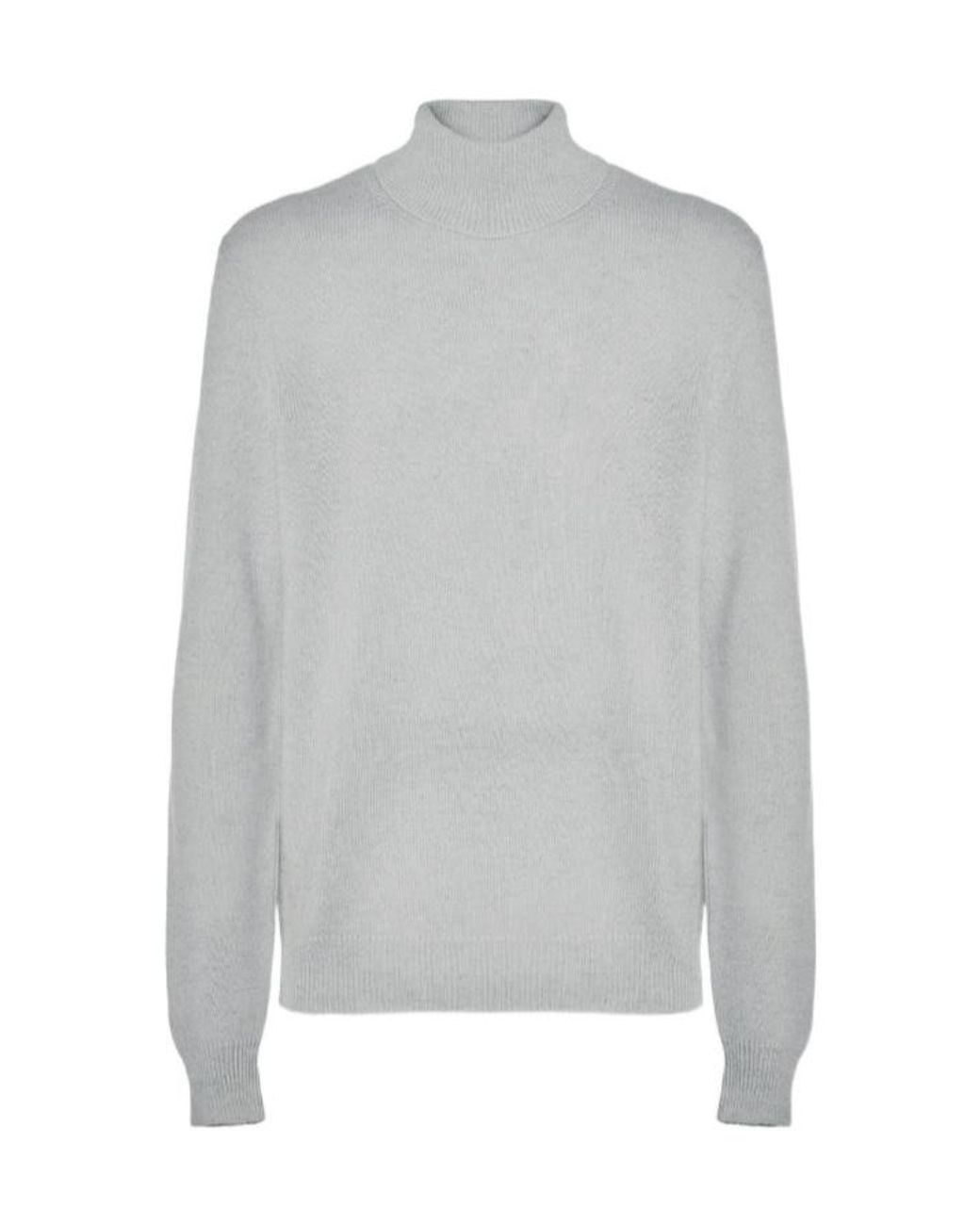 Malo Gray Turtleneck Straight Hem Jumper for men
