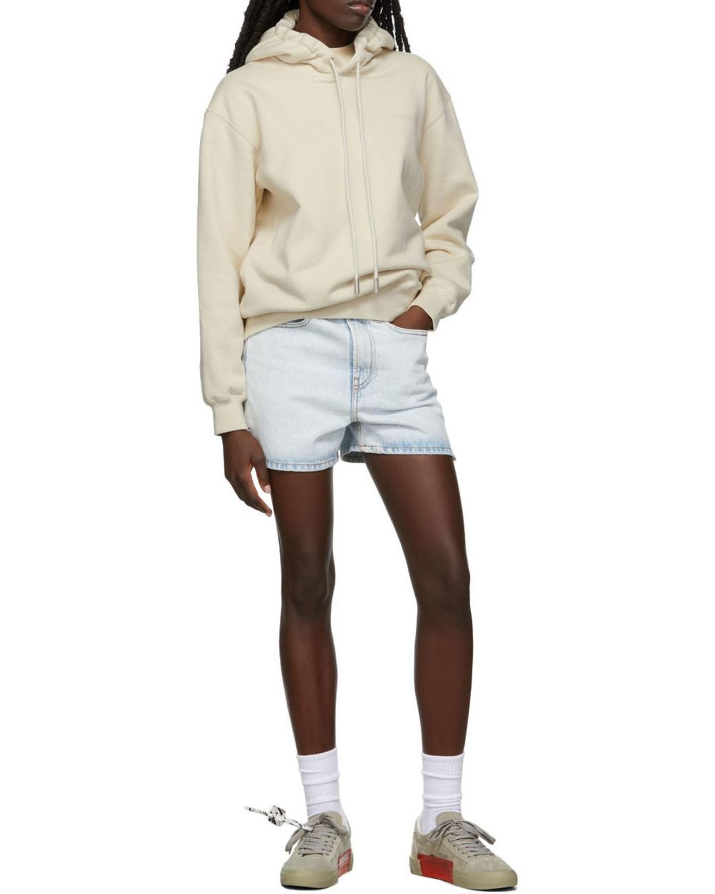 Off-White c/o Virgil Abloh White Diag-Print Hoodie