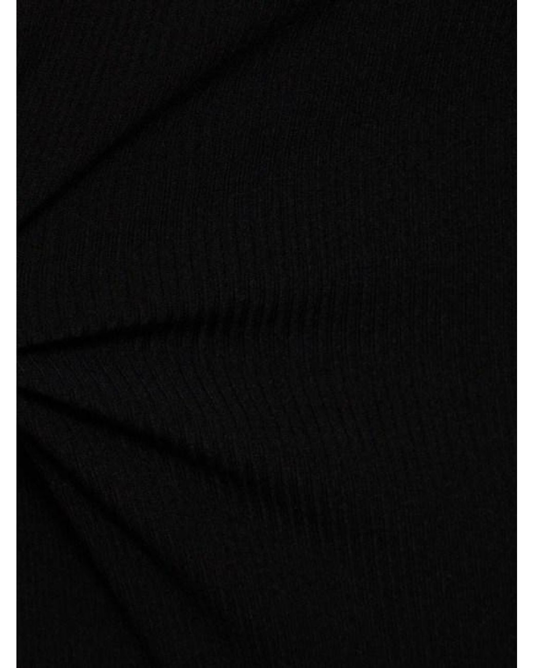 Michael Kors Black Long-Sleeved Crew-Neck Bodysuit