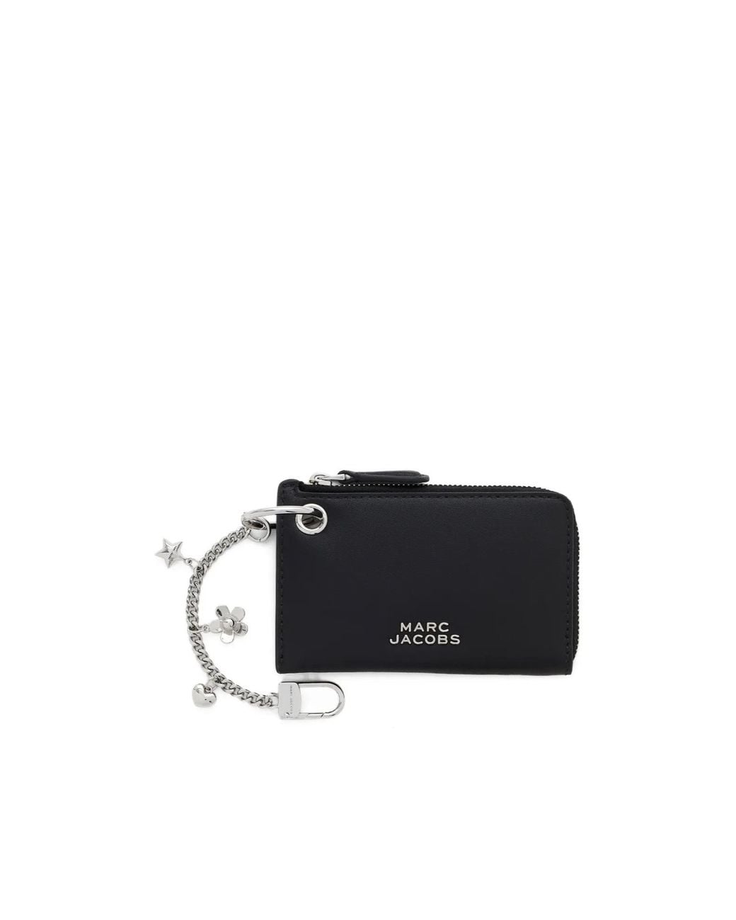 Marc Jacobs Black The Everyday Top Zip Charm Wallet