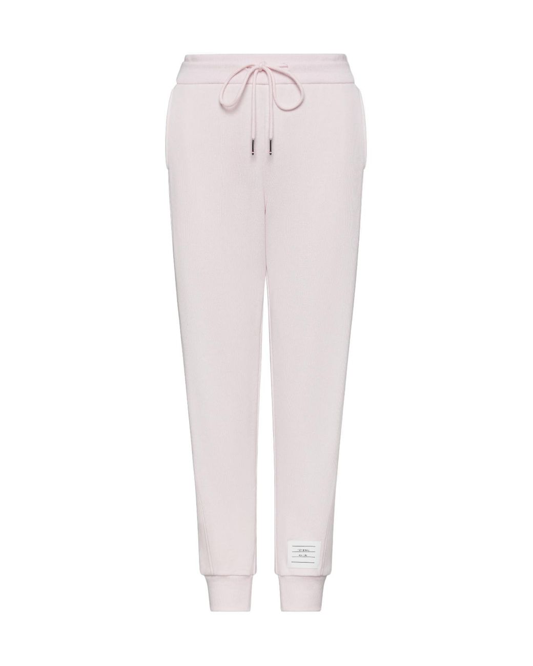 Thom Browne White 4-Bar Jersey Track Pants