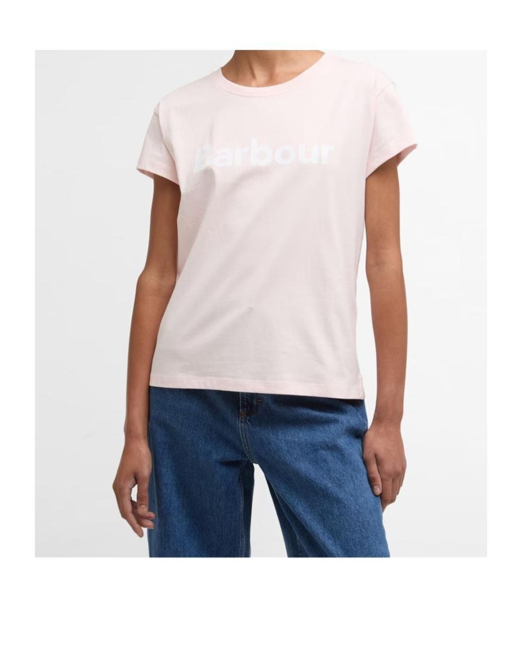 Barbour Pink Hartland T-Shirt