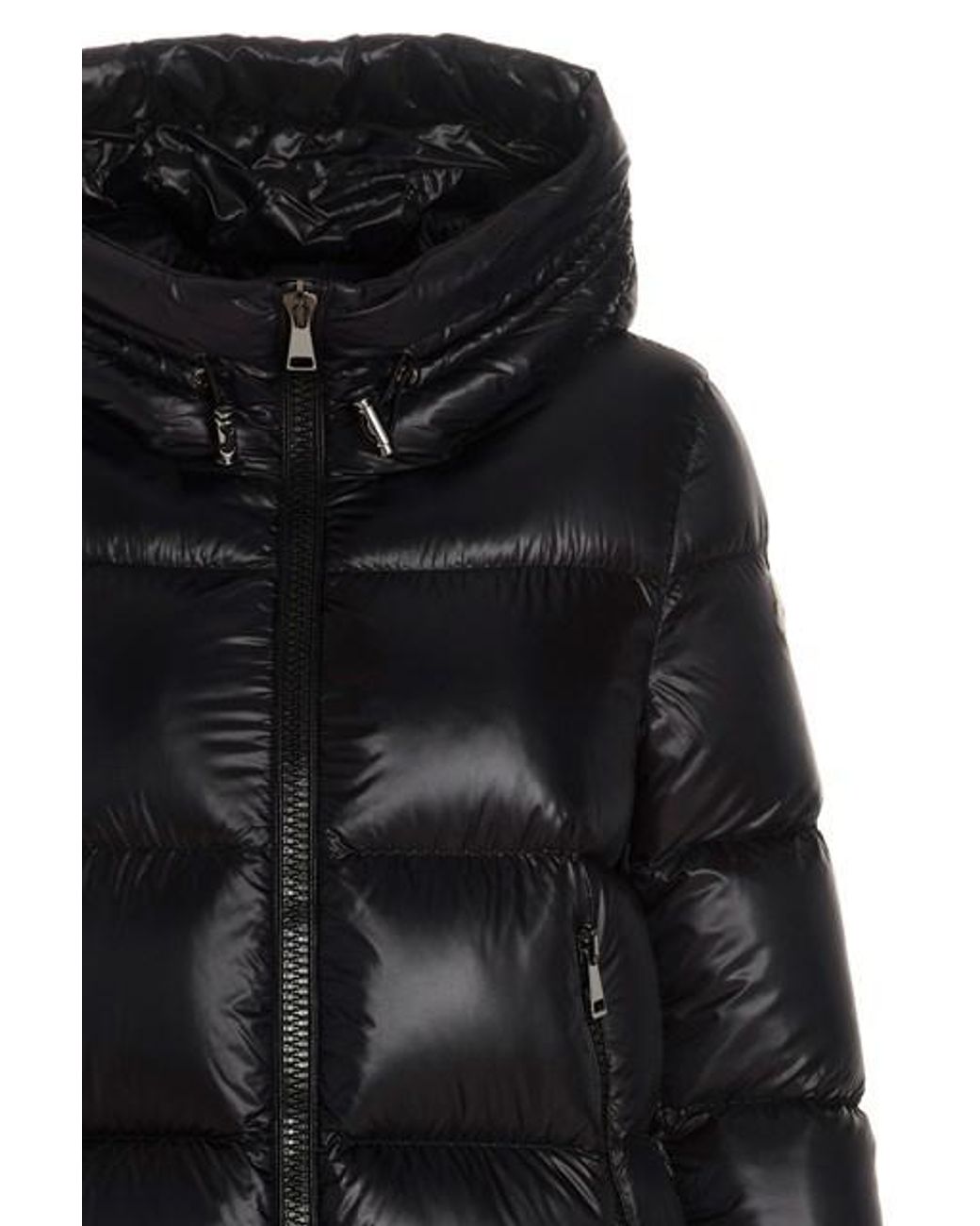 Moncler Black Hooded Padded Down Jacket