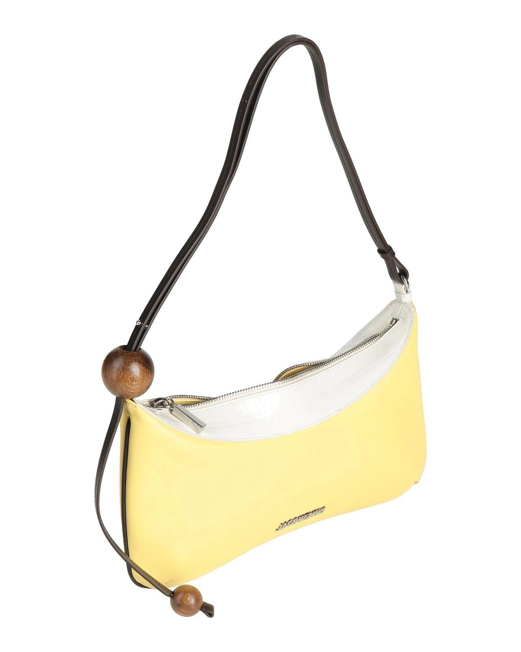 Jacquemus Metallic Large Two-Tone Underarm Bag