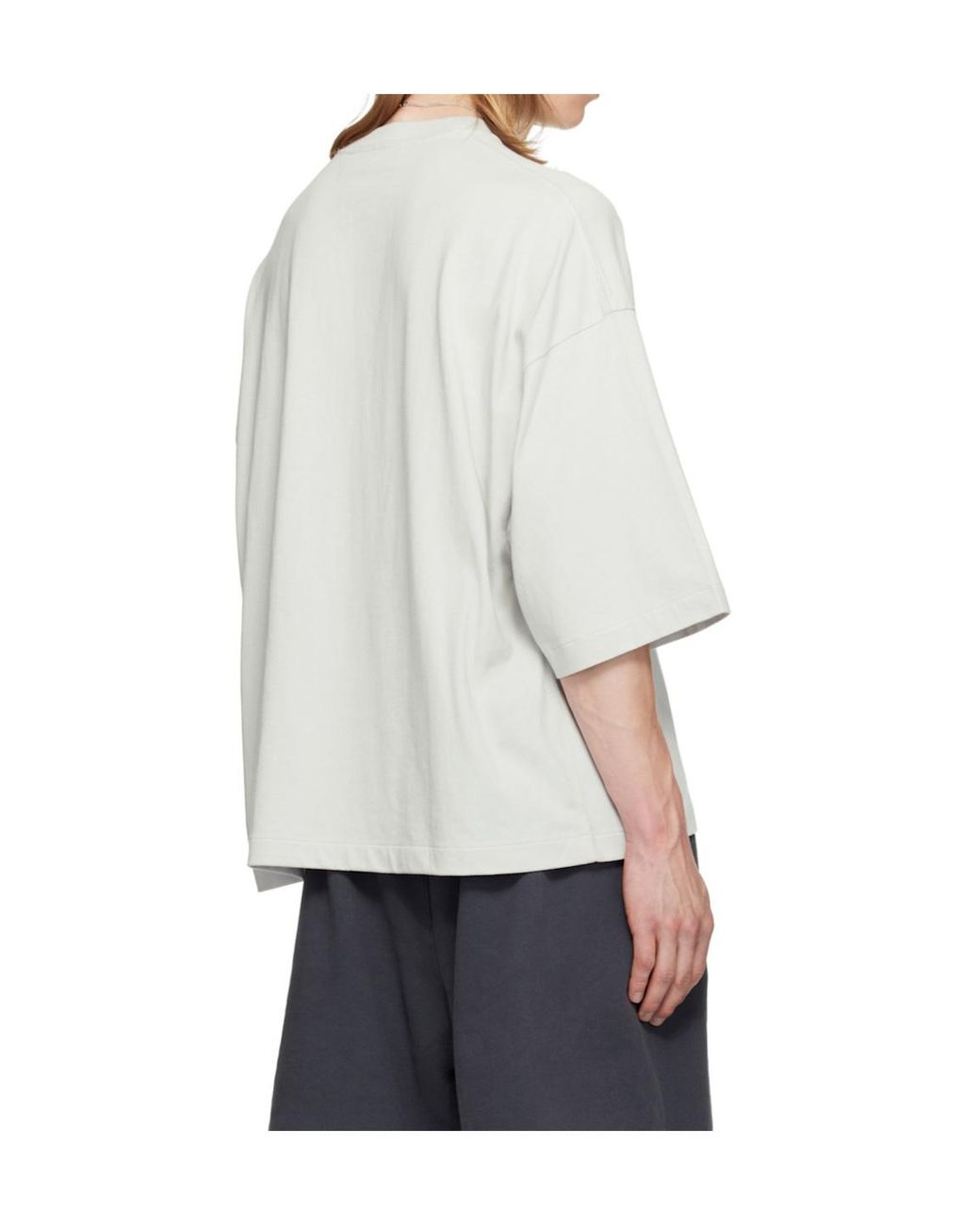 Fear Of God White Merch T-Shirt Boxy Fit for men