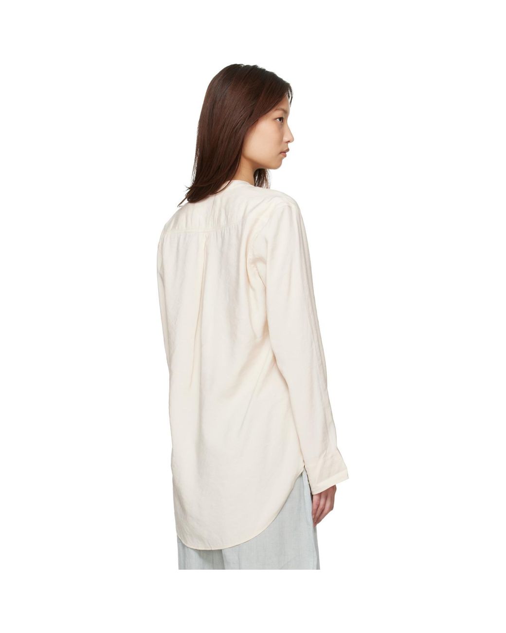 Studio Nicholson White Pampa Top
