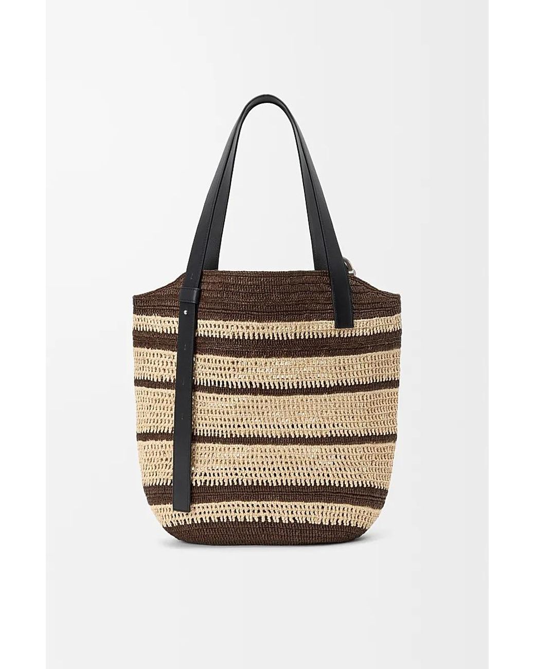 Loewe White Loop Basket Bag for men