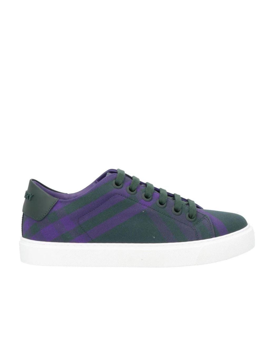 Burberry Blue Low-Top Sneakers