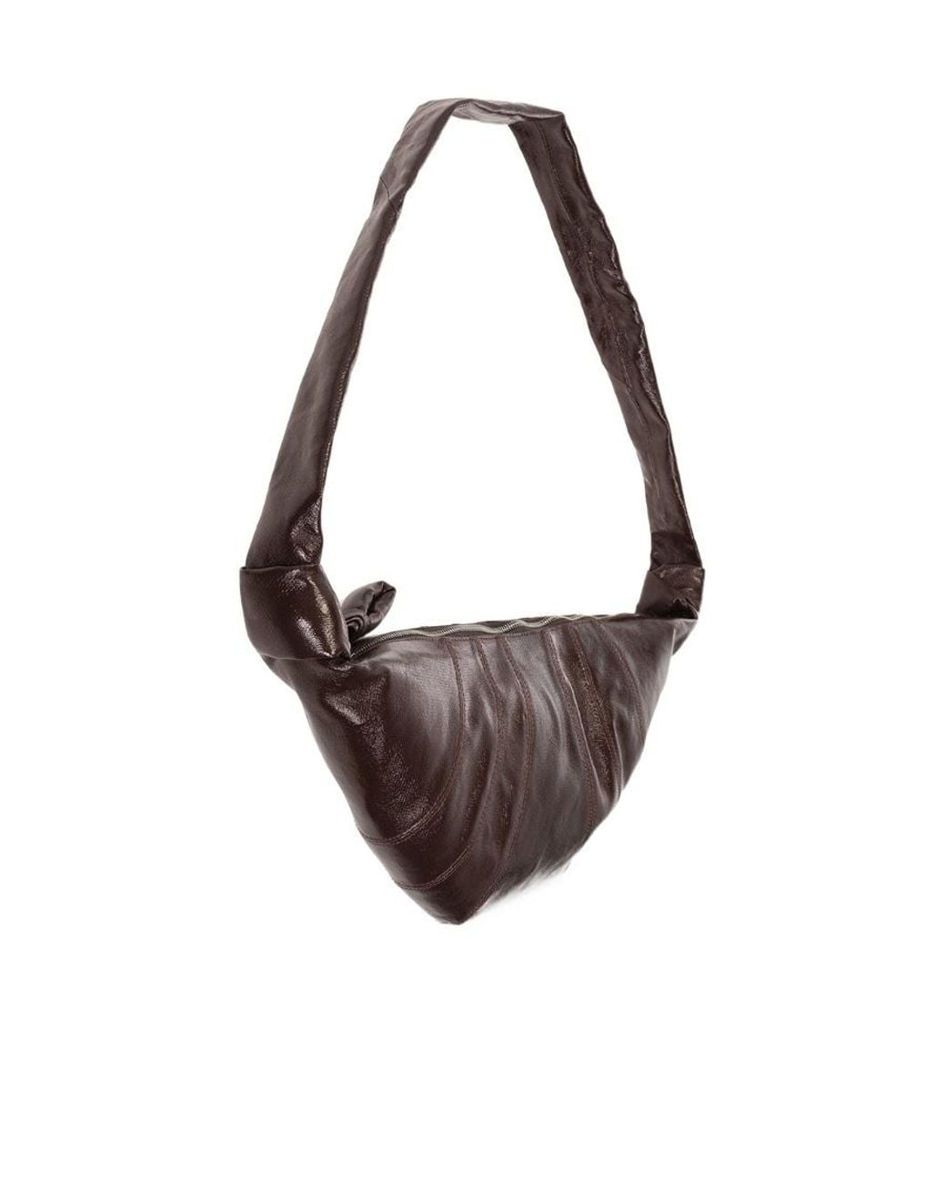 Lemaire Brown Medium Croissant Shoulder Bag