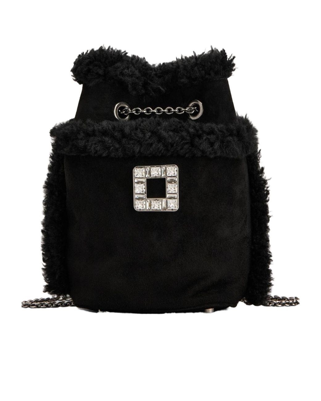 Roger Vivier Black Tres Vivier Backpack