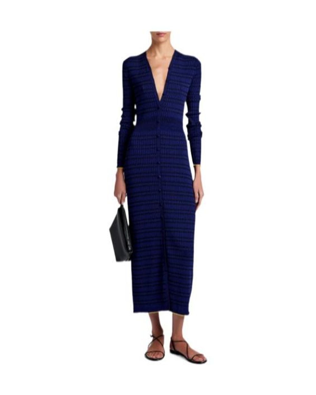 Proenza Schouler Blue Ivanna Midi Dress