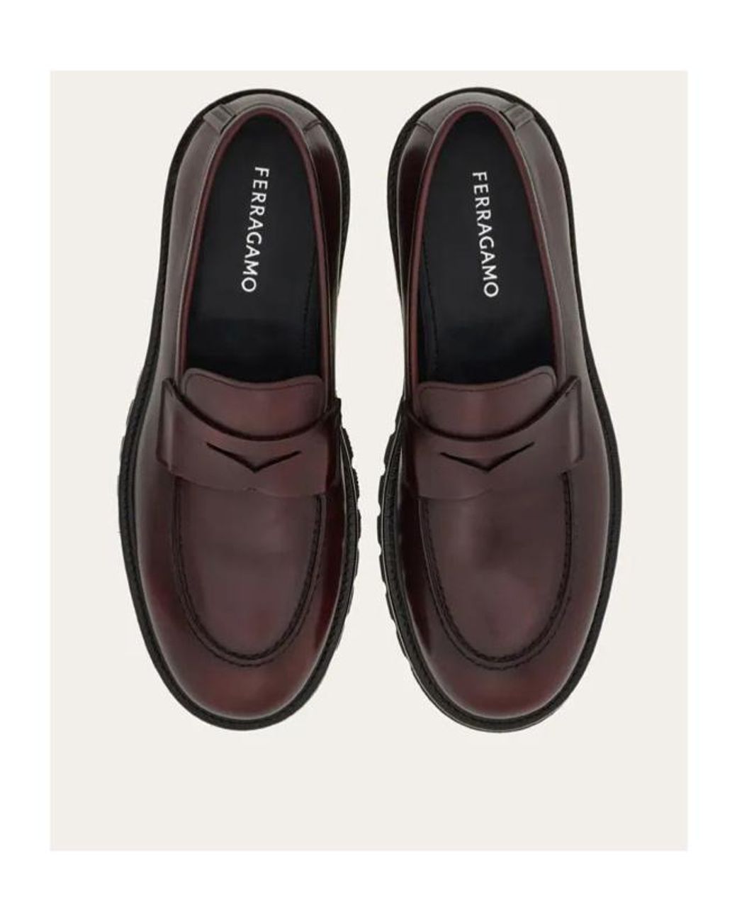 Ferragamo Brown Penny-Loafer for men