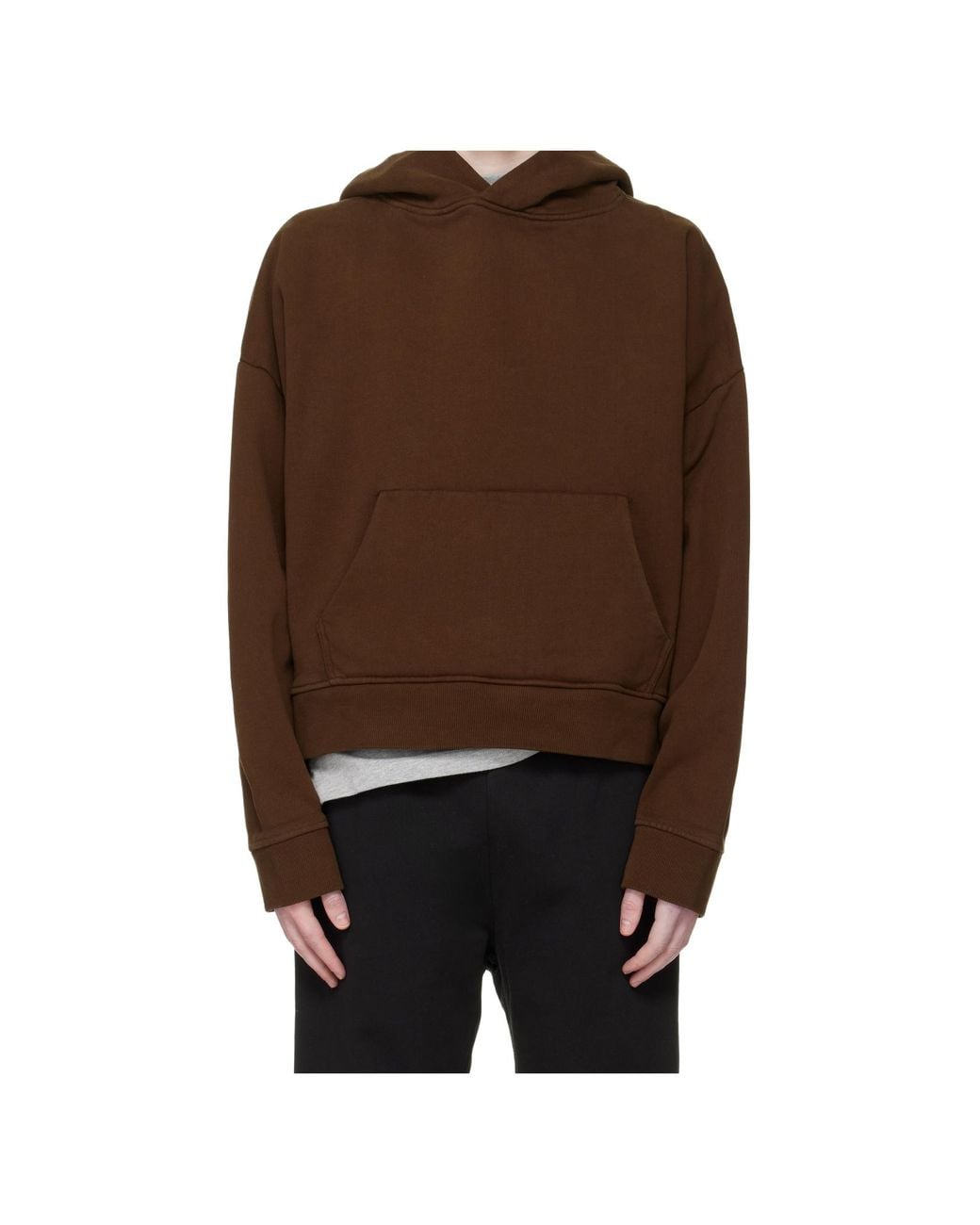 Entire studios Brown Heavy Hood Oversized Hoodie for men