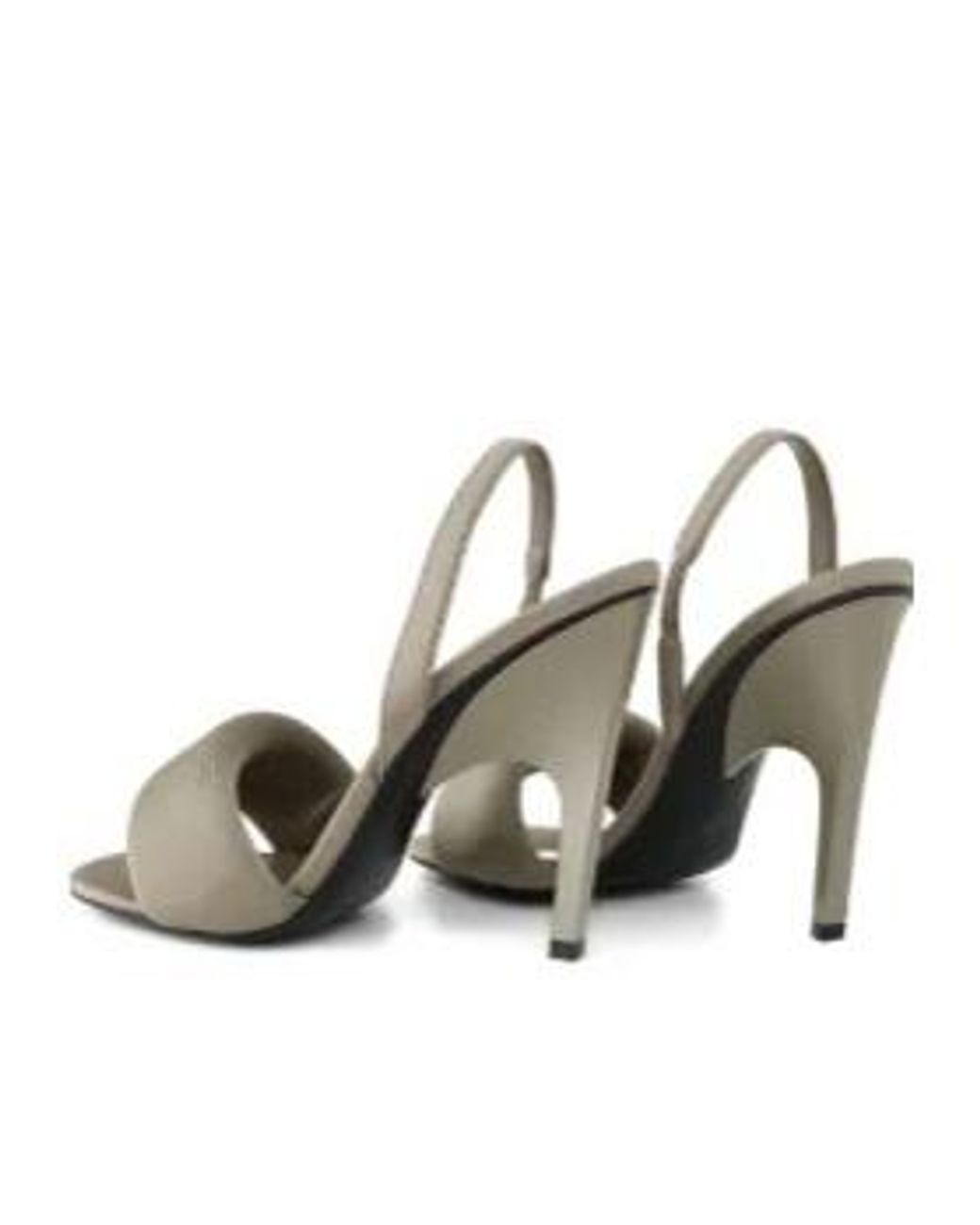 The Attico Metallic 105 Mm Rem Heel Strap Sandals