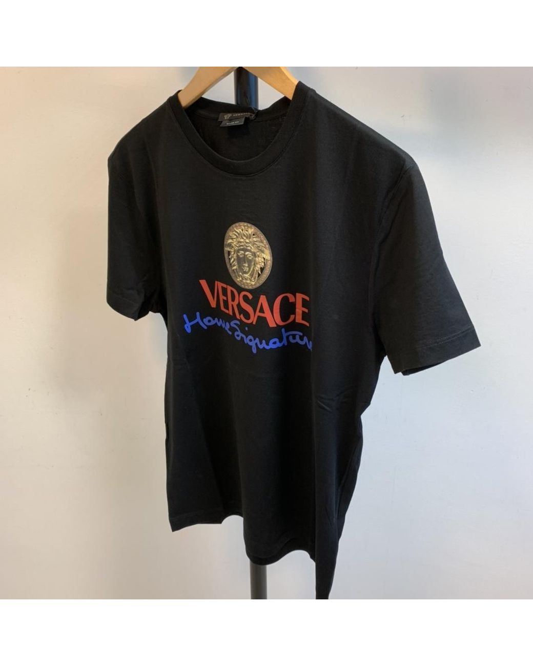 Versace Black Medusa Logo T-Shirt for men