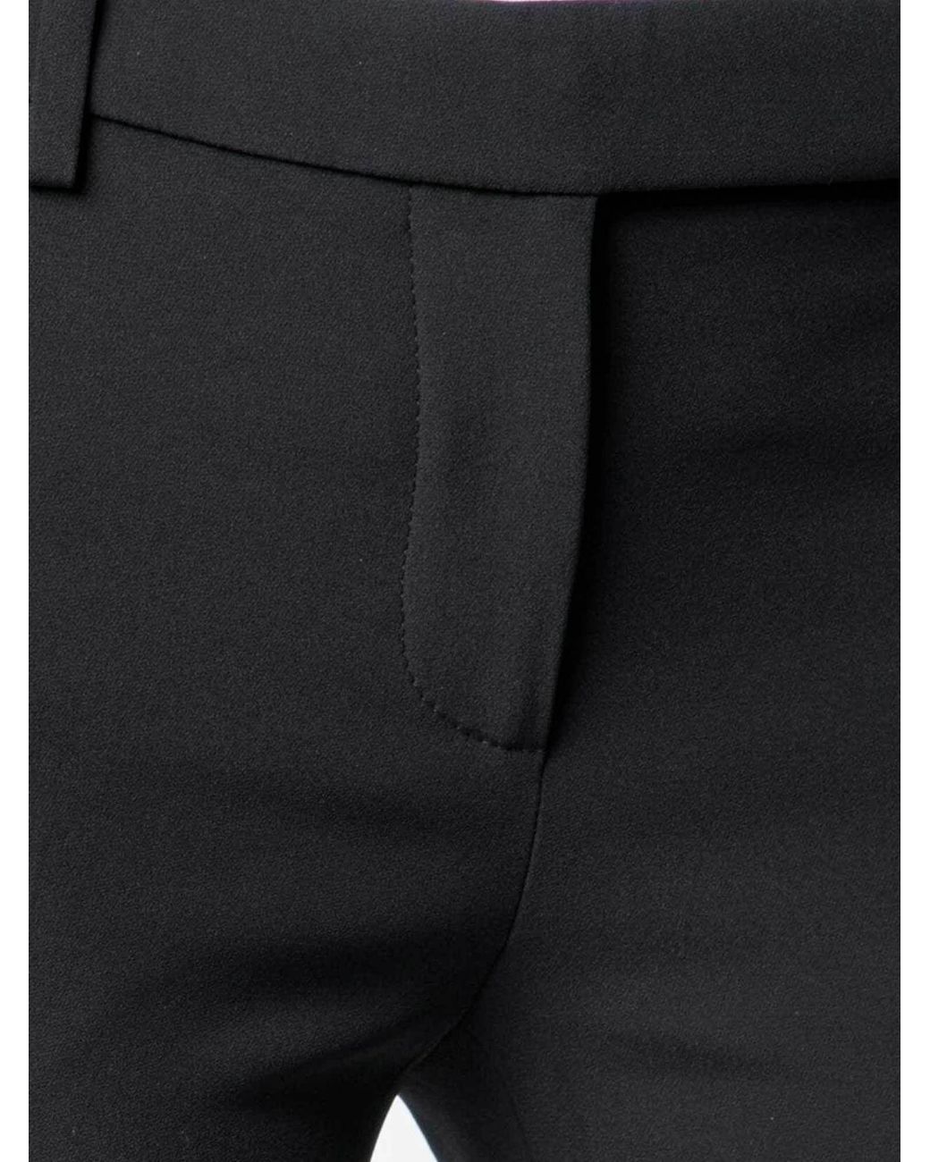 McQueen Black Tailored Flared Pants