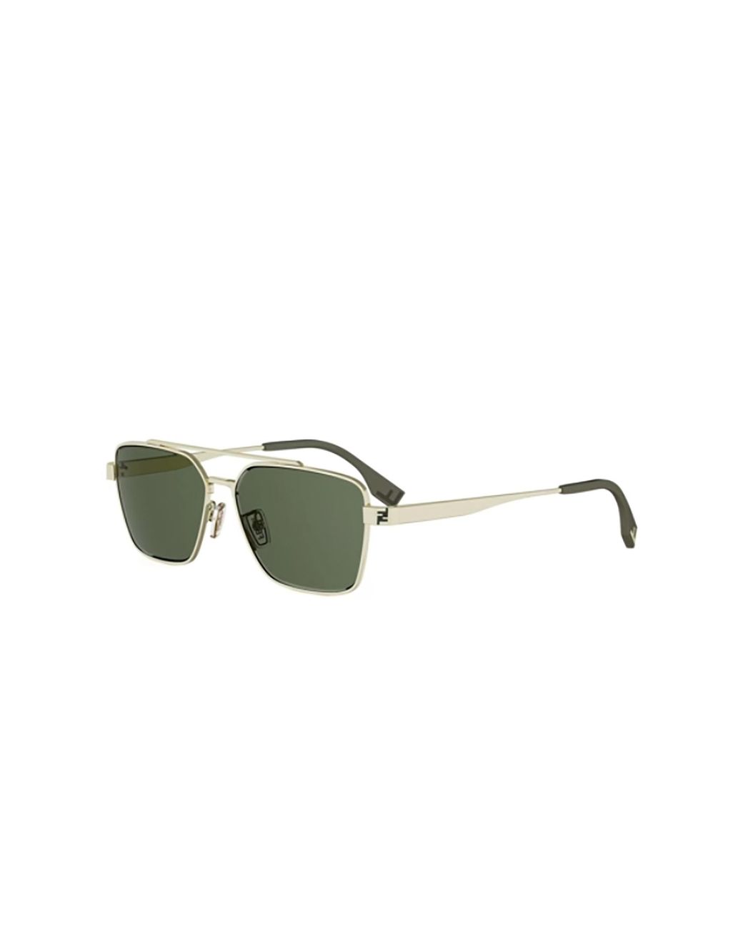 Fendi Green Eyewear Square Frame Sunglasses