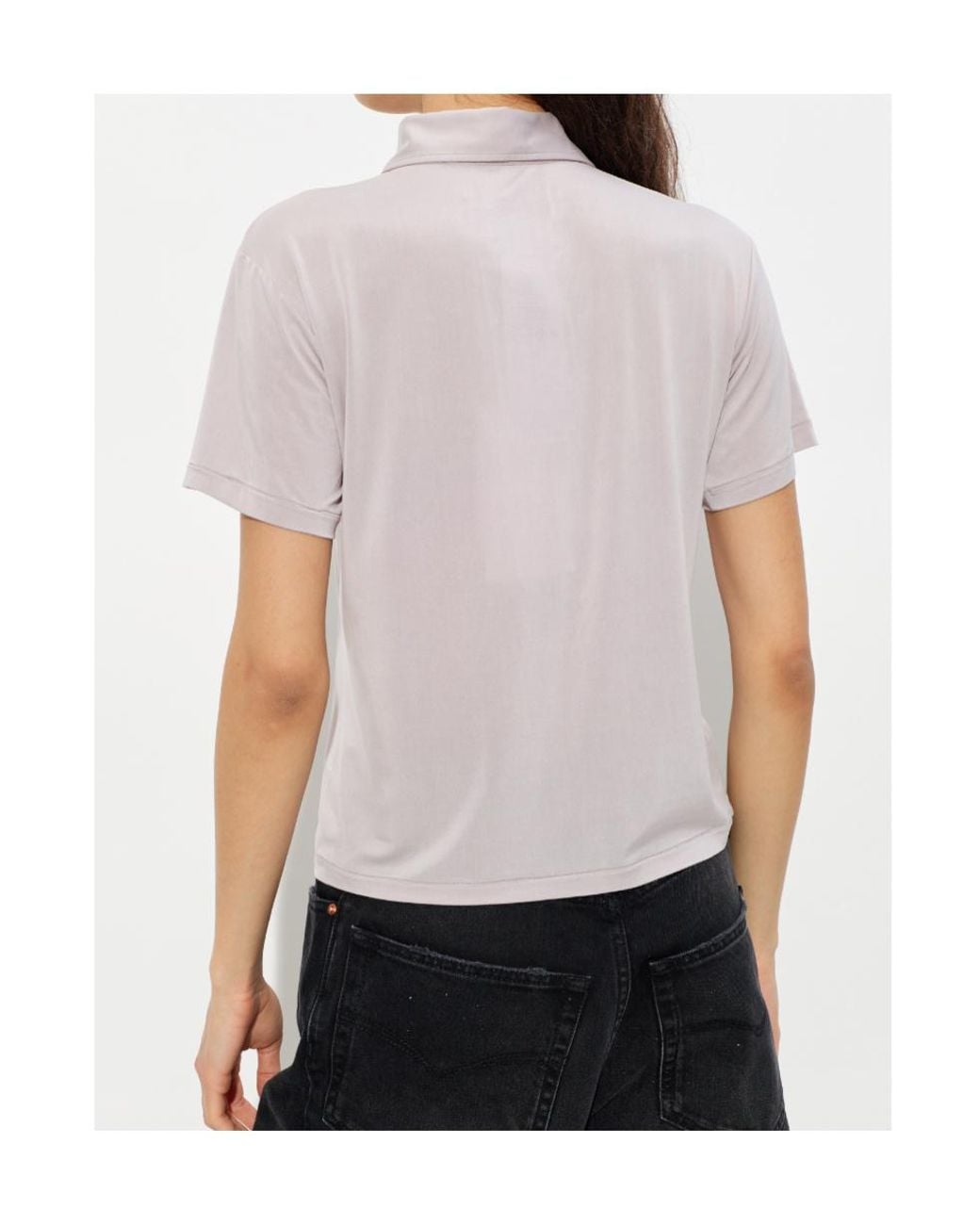 Maison Margiela White Short-Sleeved Polo Shirt