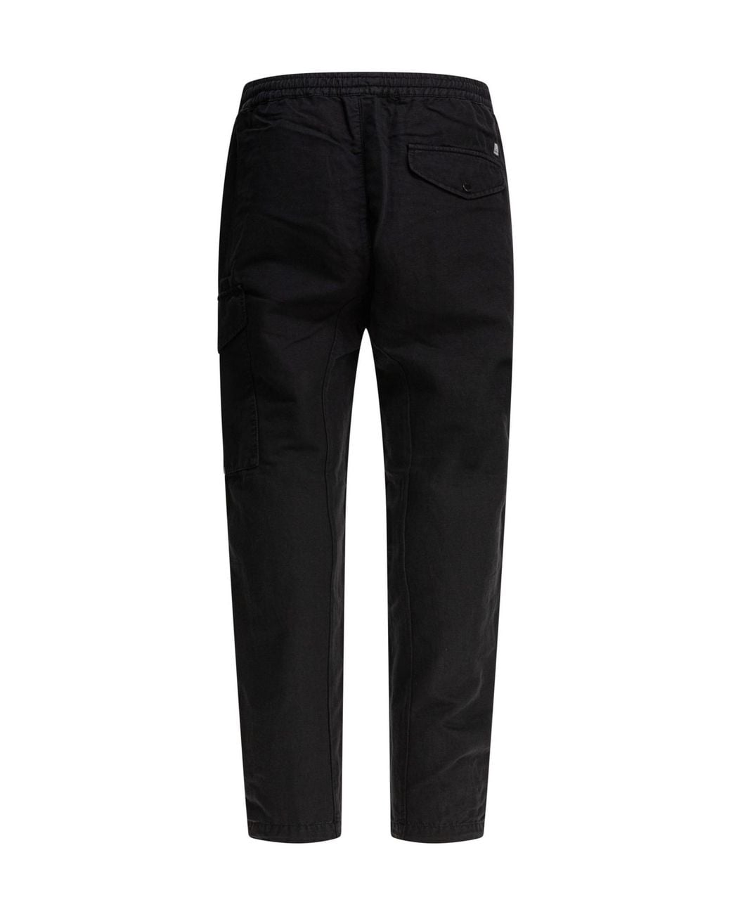 C P Company Black Cargo Pants for men