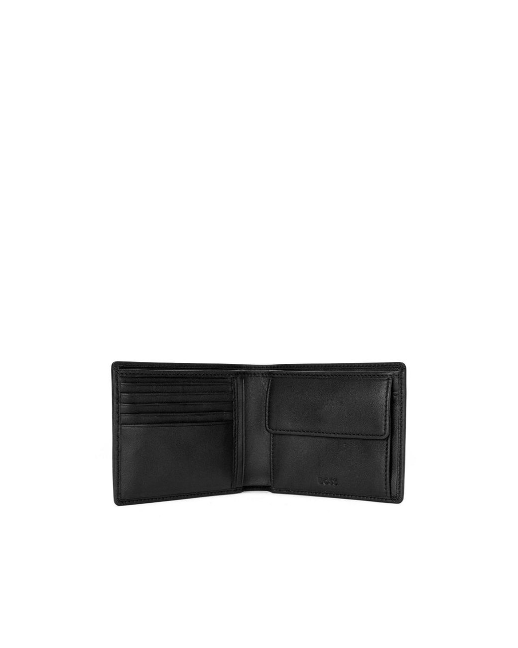 Boss Black Leather Wallet for men
