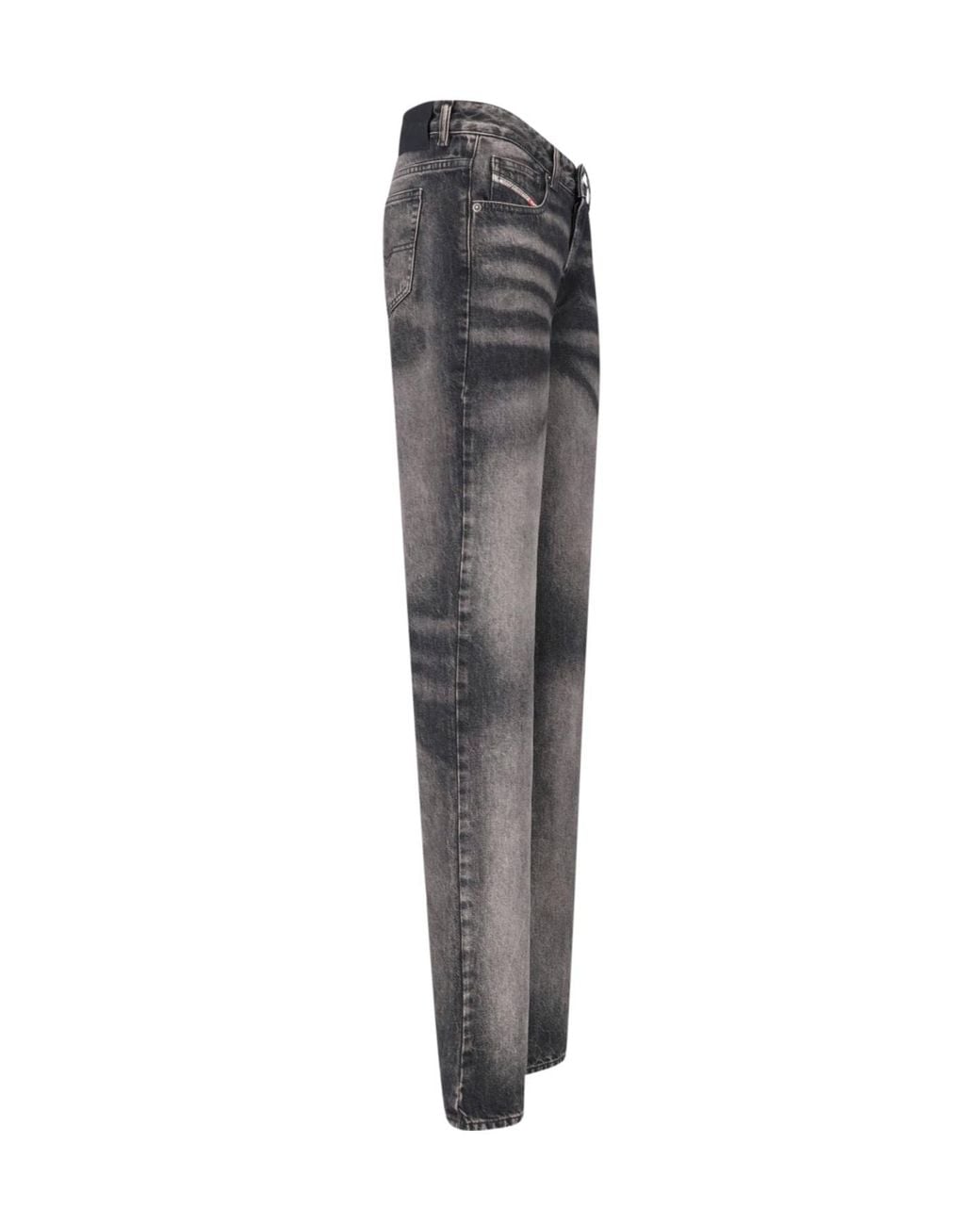 DIESEL Gray D-Heel-Fsj L32 Straight-Leg Jeans
