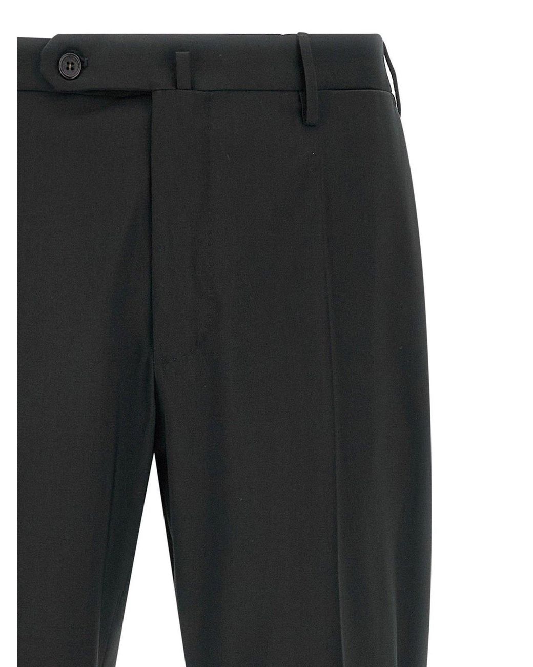 Incotex Black Modello 35 Slim Fit Pants for men
