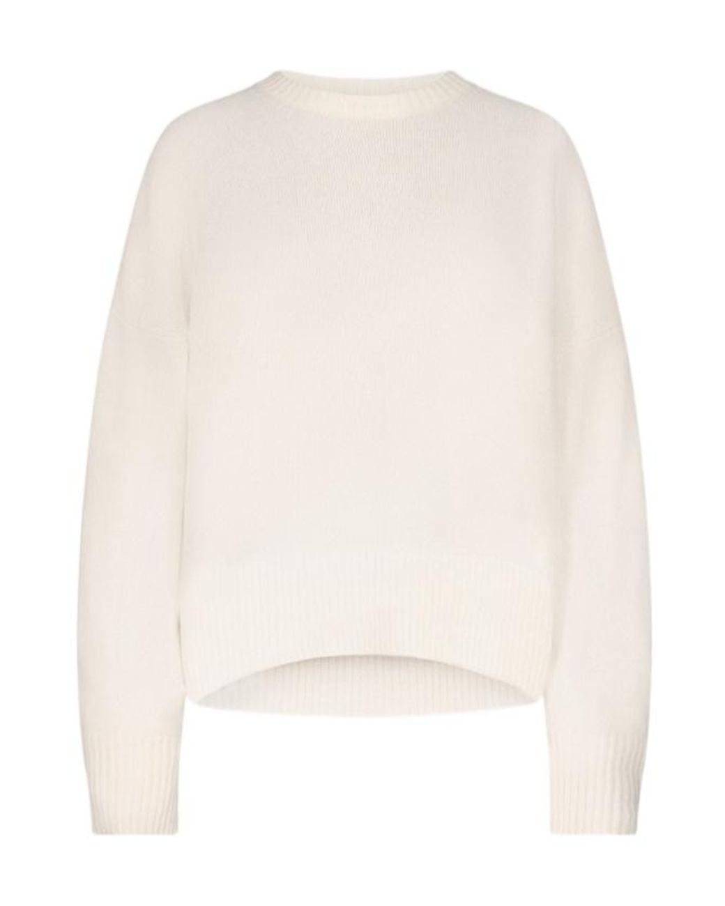 Loulou de Saison White Anton Crewneck Jumper