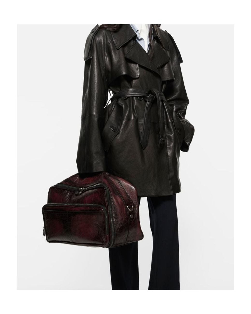 Acne Brown Camero Duffle Bag