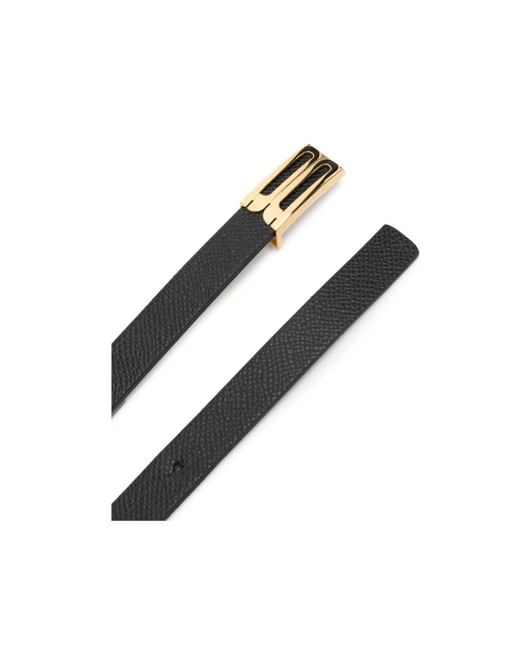 Victoria Beckham White Pin Buckle Belt