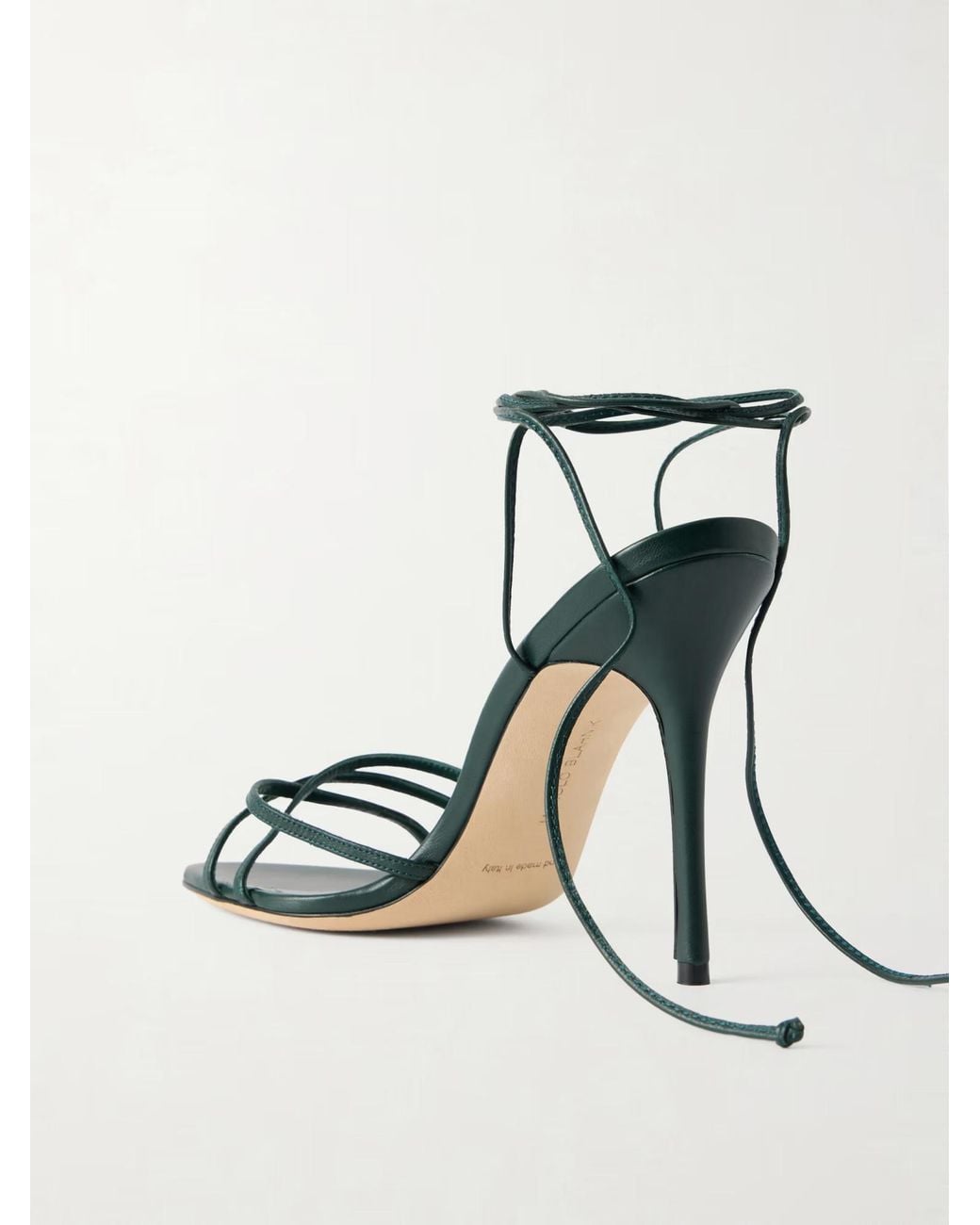 Manolo Blahnik Multicolor Leva 105 Leather High-Heeled Sandals