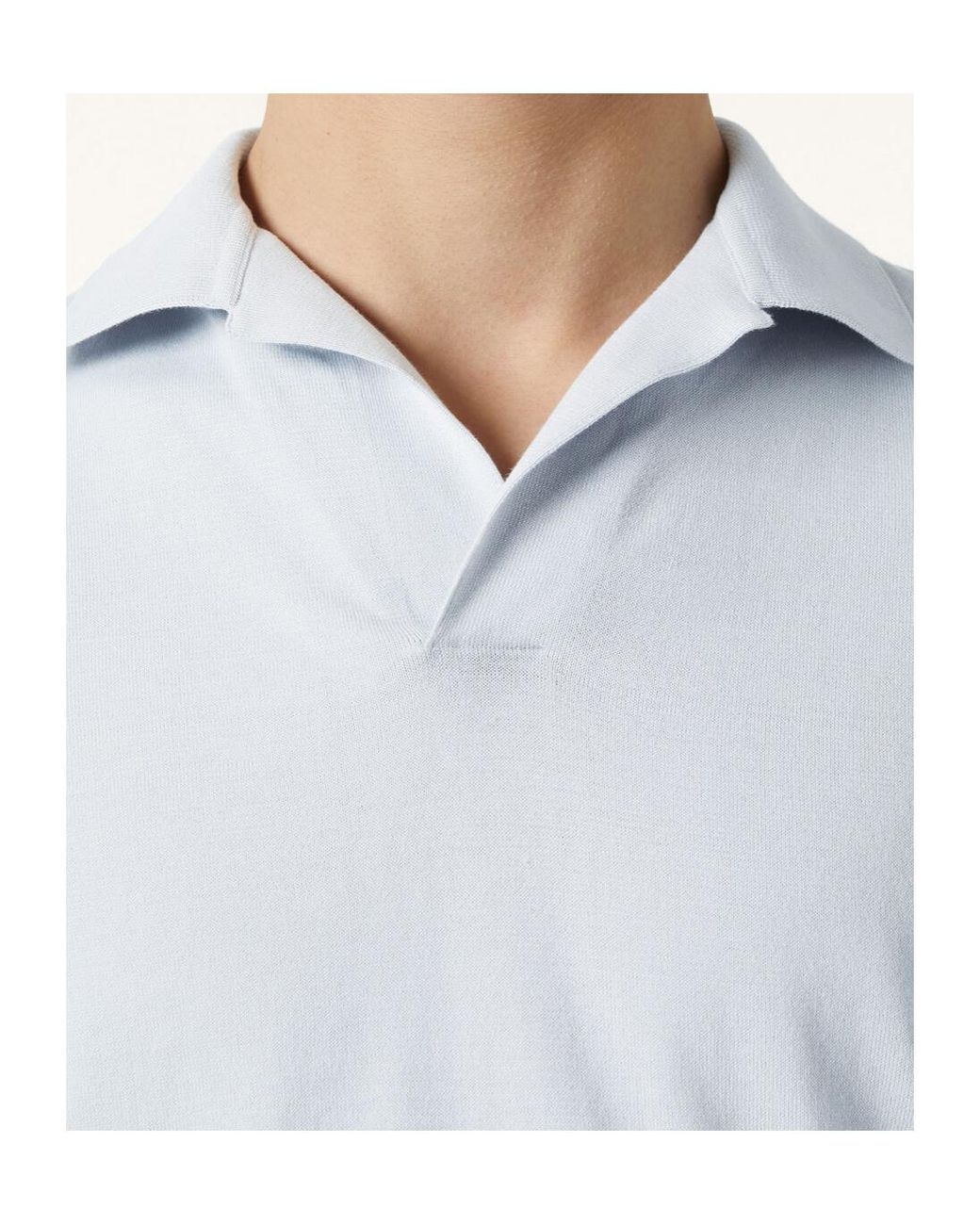 Loro Piana White Polo Shirt for men
