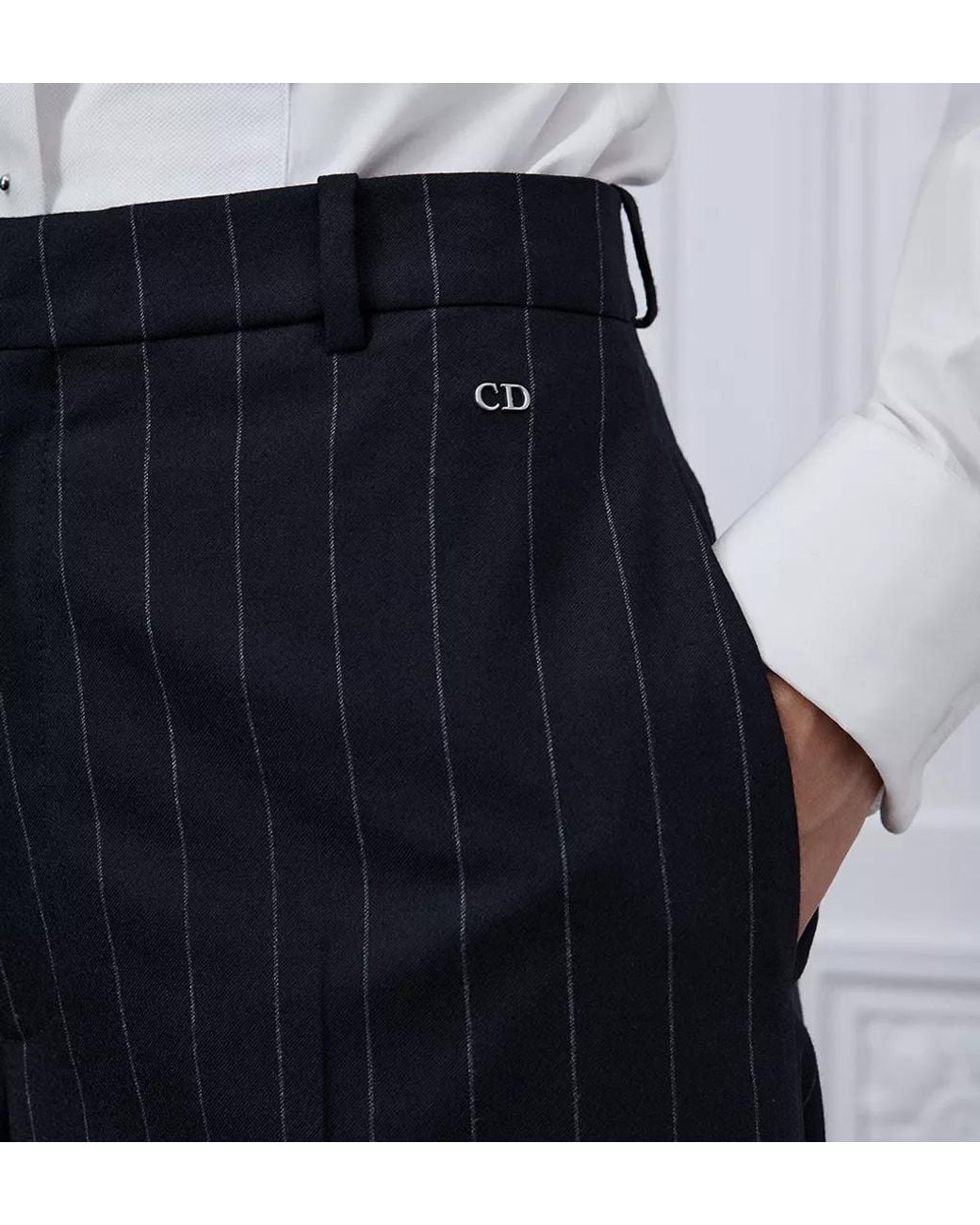 Dior Blue Regular-Fit Pants