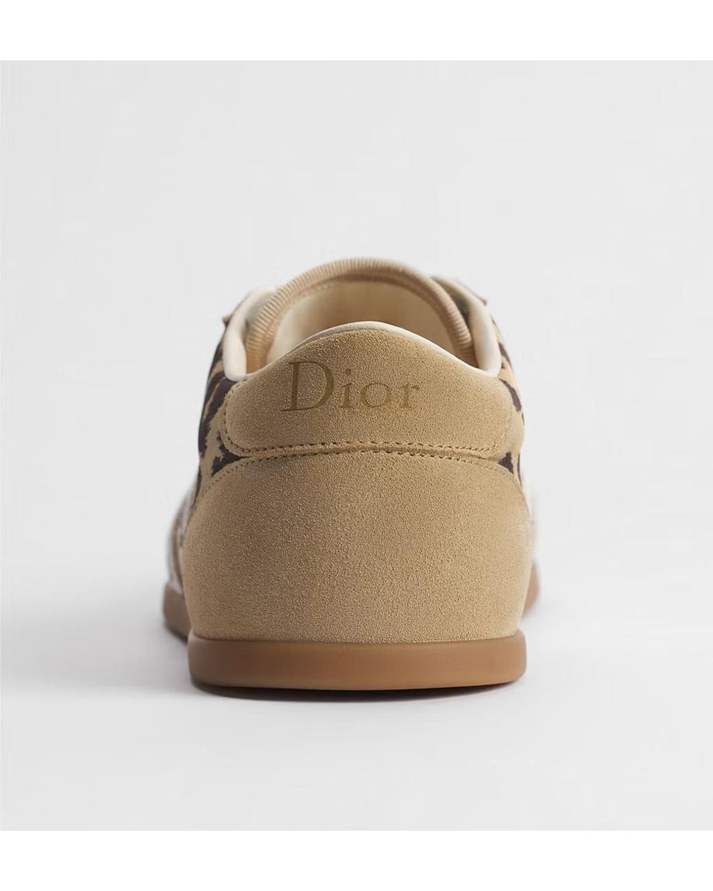 Dior Brown Ribbon Sneakers