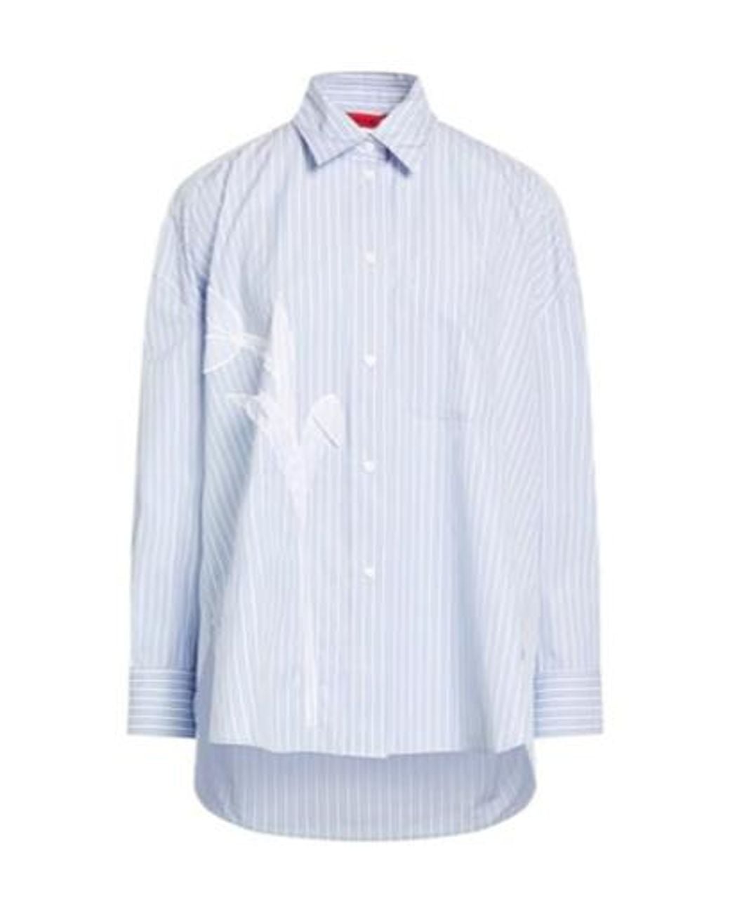 MAX&Co. Blue Striped Shirt