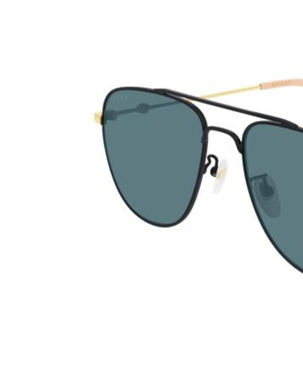 Gucci Blue Logo Details Sunglasses