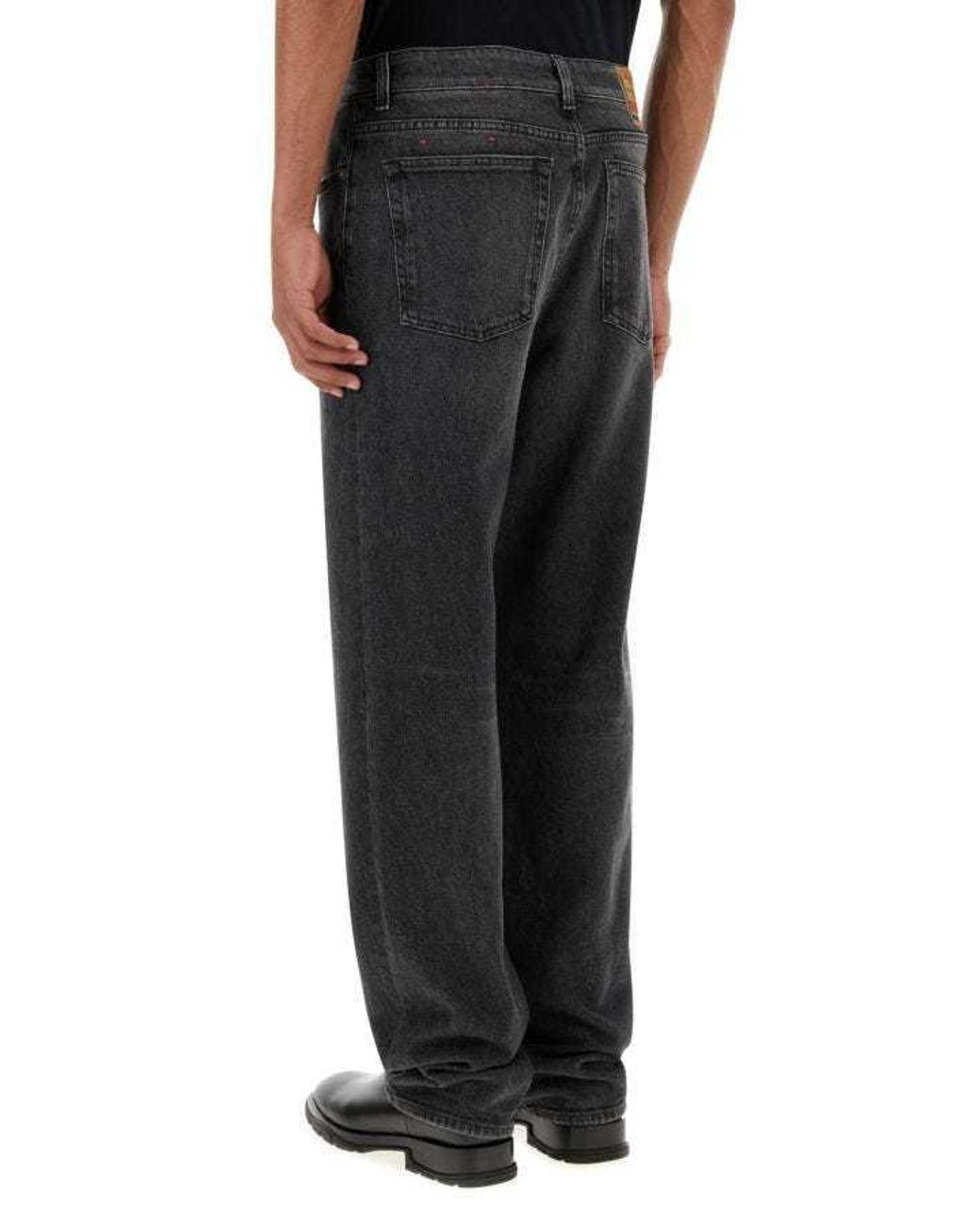 DIESEL Gray 1955 D-Rekiv Straight Jeans for men