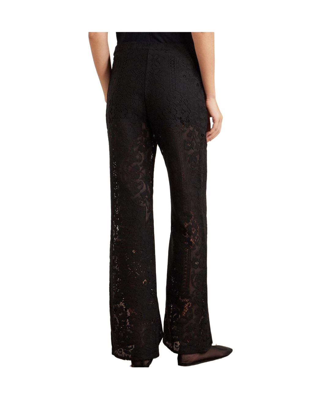 Sea Black Lace Trousers