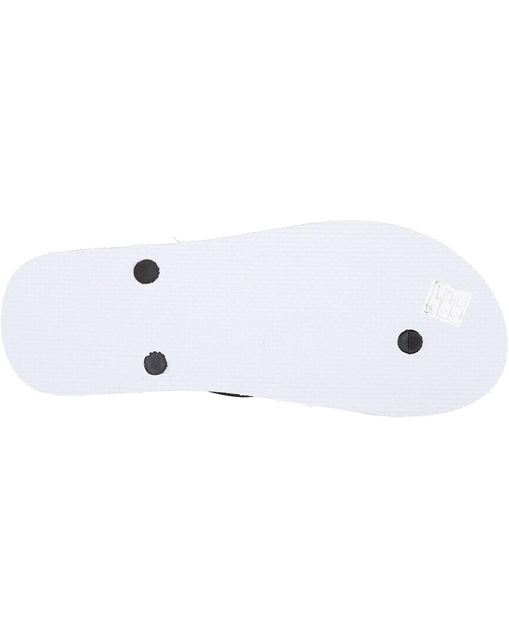 Armani Jeans White Logo Flip-Flops for men