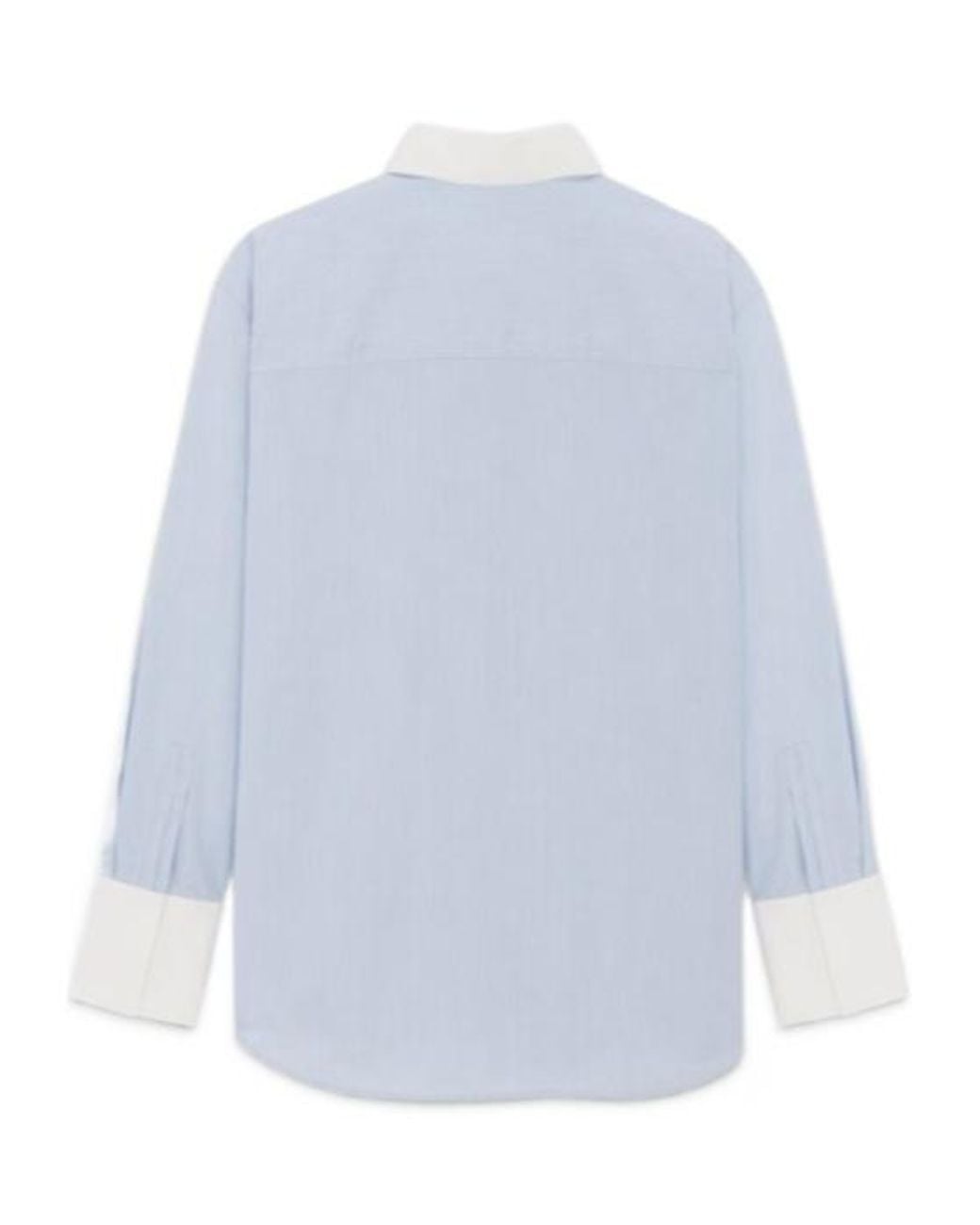 Saint Laurent Blue Winchester Boyfriend Shirt