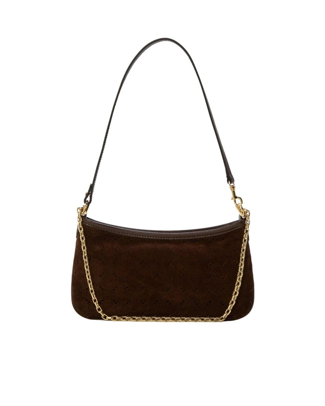 Gucci Brown Fleece-Lined Underarm Bag